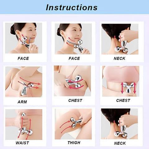 Face and body massager